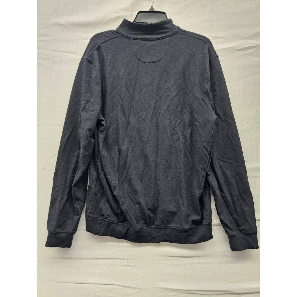 Goodfellow‎ & Co Mens Quarter Zip Pullover Sweatshirt Black Small F00377417